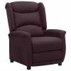 VidaXL Fauteuil inclinable Violet Tissu