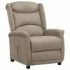 VidaXL Fauteuil inclinable Gris clair Tissu microfibre -Fauteuils Soldes image 1 338886