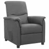 VidaXL Fauteuil inclinable Gris clair Tissu 1 VidaXL Fauteuil inclinable Gris clair Tissu -Fauteuils Soldes image 1 338896