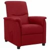 VidaXL Fauteuil inclinable Rouge bordeaux Tissu -Fauteuils Soldes image 1 338899