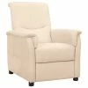 VidaXL Fauteuil inclinable Crème Tissu 2 VidaXL Fauteuil inclinable Crème Tissu -Fauteuils Soldes image 1 338905