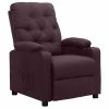 VidaXL Fauteuil inclinable Violet Tissu