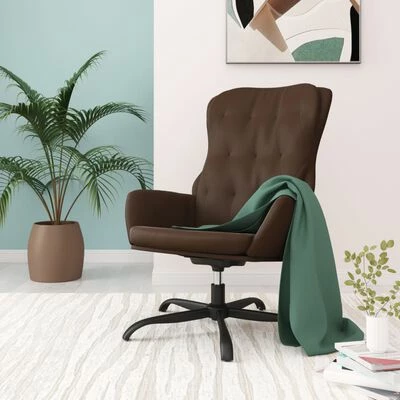VidaXL Chaise de relaxation Marron Similicuir 4 VidaXL Chaise de relaxation Marron Similicuir – Image 2