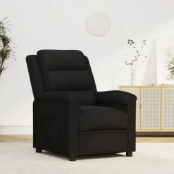 VidaXL Fauteuil inclinable Noir Velours -Fauteuils Soldes image 1 342383