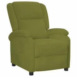 VidaXL Fauteuil inclinable Vert clair Velours