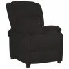 VidaXL Fauteuil inclinable Noir Velours