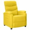 VidaXL Fauteuil inclinable Jaune moutarde Tissu -Fauteuils Soldes image 1 342711