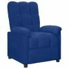 VidaXL Fauteuil inclinable Bleu Tissu -Fauteuils Soldes image 1 342731