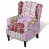 VidaXL Fauteuil avec design de patchwork Tissu -Fauteuils Soldes image 2 240490