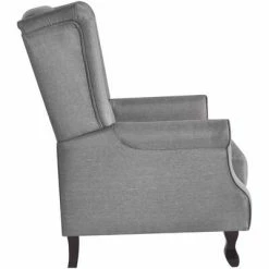 VidaXL Fauteuil Gris Tissu -Fauteuils Soldes image 2 242206