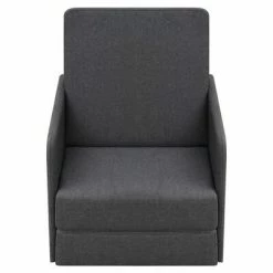VidaXL Fauteuil convertible Gris foncé Tissu -Fauteuils Soldes image 2 243649