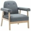 VidaXL Fauteuil Gris clair Tissu -Fauteuils Soldes image 2 246642