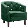 VidaXL Fauteuil Vert Velours -Fauteuils Soldes image 2 247011