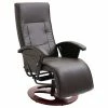 VidaXL Fauteuil TV pivotant Marron Similicuir -Fauteuils Soldes image 2 248451