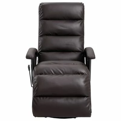 VidaXL Fauteuil inclinable TV Marron Similicuir 4 VidaXL Fauteuil inclinable TV Marron Similicuir – Image 2