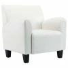 VidaXL Chaise Blanc Similicuir