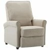 VidaXL Fauteuil inclinable TV Crème Tissu 1 VidaXL Fauteuil inclinable TV Crème Tissu -Fauteuils Soldes image 2 248665