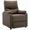 VidaXL Fauteuil TV Marron Tissu -Fauteuils Soldes image 2 248688