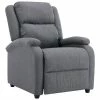 VidaXL Fauteuil inclinable TV Gris foncé Tissu -Fauteuils Soldes image 2 248695