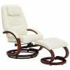 VidaXL Fauteuil inclinable avec repose-pied Blanc cassé Similicuir -Fauteuils Soldes image 2 248704