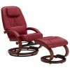 VidaXL Fauteuil inclinable avec repose-pied Rouge bordeaux Similicuir -Fauteuils Soldes image 2 248705