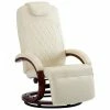VidaXL Fauteuil inclinable TV Blanc cassé Similicuir 2 VidaXL Fauteuil inclinable TV Blanc cassé Similicuir -Fauteuils Soldes image 2 248716