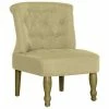 VidaXL Chaise française Vert Tissu -Fauteuils Soldes image 2 282126