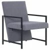 VidaXL Fauteuil Gris clair Tissu -Fauteuils Soldes image 2 282155