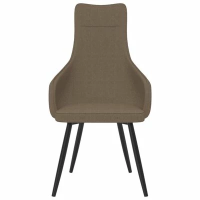 VidaXL Chaise de canapé Taupe Tissu 4 VidaXL Chaise de canapé Taupe Tissu – Image 2