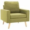 VidaXL Fauteuil Vert Tissu 1 VidaXL Fauteuil Vert Tissu -Fauteuils Soldes image 2 288698