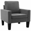 VidaXL Fauteuil Gris Similicuir -Fauteuils Soldes image 2 288745