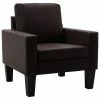 VidaXL Fauteuil Marron Similicuir 2 VidaXL Fauteuil Marron Similicuir -Fauteuils Soldes image 2 288746