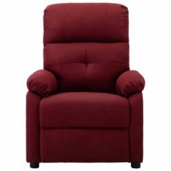 VidaXL Fauteuil inclinable Rouge bordeaux Tissu -Fauteuils Soldes image 2 289665