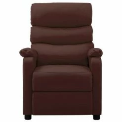 VidaXL Fauteuil inclinable Marron Similicuir -Fauteuils Soldes image 2 289684