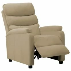 VidaXL Fauteuil inclinable Cappuccino Similicuir -Fauteuils Soldes image 2 289688