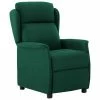 VidaXL Fauteuil inclinable Vert foncé Tissu 2 VidaXL Fauteuil inclinable Vert foncé Tissu -Fauteuils Soldes image 2 289782