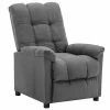 VidaXL Fauteuil inclinable Gris clair Tissu 2 VidaXL Fauteuil inclinable Gris clair Tissu -Fauteuils Soldes image 2 289796