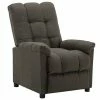 VidaXL Fauteuil inclinable Taupe Tissu