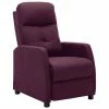 VidaXL Fauteuil inclinable Violet Tissu -Fauteuils Soldes image 2 289823