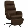 VidaXL Chaise de relaxation avec repose-pied Marron Similicuir 2 VidaXL Chaise de relaxation avec repose-pied Marron Similicuir -Fauteuils Soldes image 2 3097544