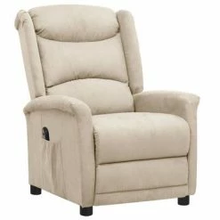 VidaXL Fauteuil inclinable électrique Crème Tissu microfibre 9 VidaXL Fauteuil inclinable électrique Crème Tissu microfibre -Fauteuils Soldes image 2 3098535