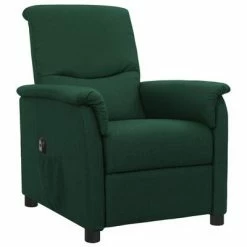 VidaXL Fauteuil inclinable électrique Vert foncé Tissu 9 VidaXL Fauteuil inclinable électrique Vert foncé Tissu -Fauteuils Soldes image 2 3098550