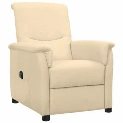 VidaXL Fauteuil inclinable électrique Crème Tissu 9 VidaXL Fauteuil inclinable électrique Crème Tissu -Fauteuils Soldes image 2 3098553