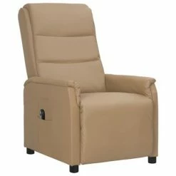 VidaXL Fauteuil inclinable électrique Cappuccino Similicuir 9 VidaXL Fauteuil inclinable électrique Cappuccino Similicuir -Fauteuils Soldes image 2 3098598