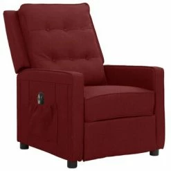 VidaXL Fauteuil inclinable électrique Rouge bordeaux Tissu 9 VidaXL Fauteuil inclinable électrique Rouge bordeaux Tissu -Fauteuils Soldes image 2 3098613