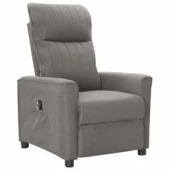 VidaXL Fauteuil inclinable électrique Gris clair Tissu 9 VidaXL Fauteuil inclinable électrique Gris clair Tissu -Fauteuils Soldes image 2 3098877