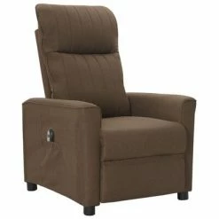 VidaXL Fauteuil inclinable électrique Marron Tissu 9 VidaXL Fauteuil inclinable électrique Marron Tissu -Fauteuils Soldes image 2 3098881