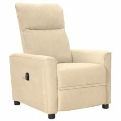 VidaXL Fauteuil inclinable électrique Crème Tissu -Fauteuils Soldes image 2 3098886