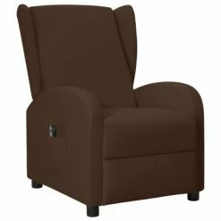 VidaXL Fauteuil inclinable électrique à oreilles Marron Similicuir -Fauteuils Soldes image 2 3098951