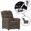 VidaXL Fauteuil inclinable électrique Gris Similicuir 1 VidaXL Fauteuil inclinable électrique Gris Similicuir -Fauteuils Soldes image 2 3098990